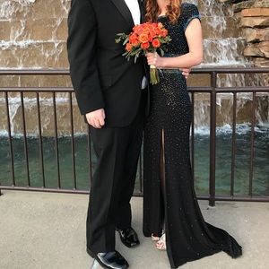 Size 0, two piece prom dress.